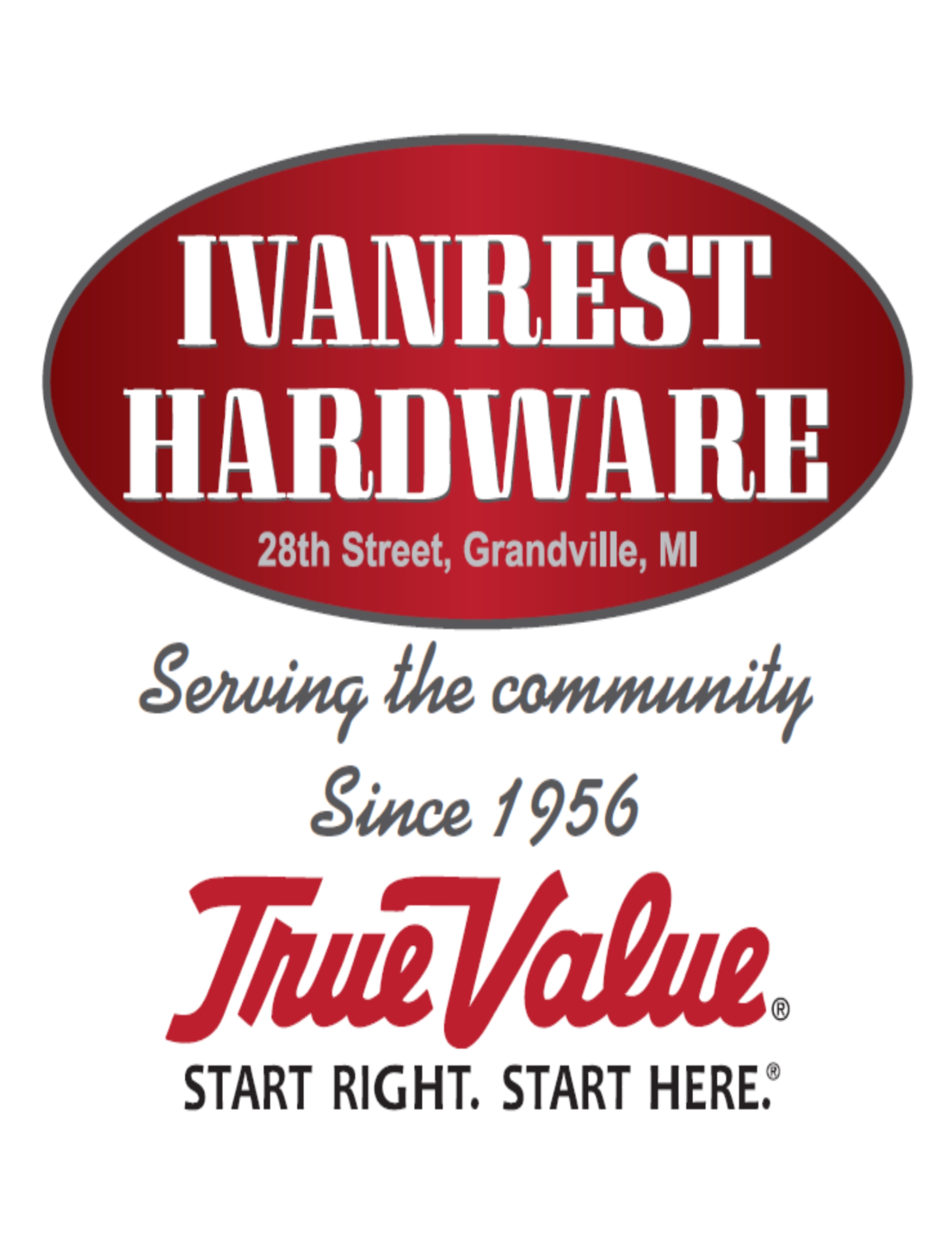 <img src="Ivanrest Hardware logo Grandville Michigan.jpg"alt="Ivanrest Hardware logo" title="Ivanrest Hardware logo"/>.